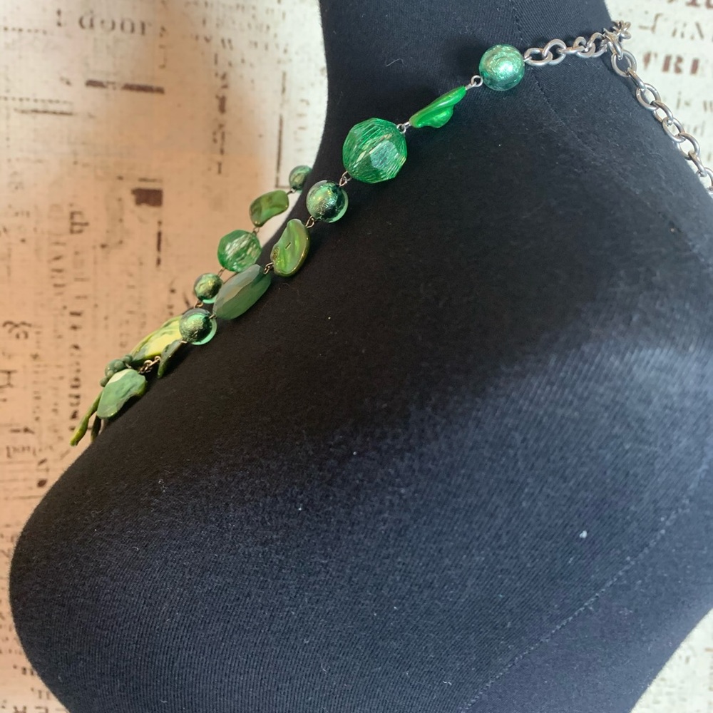 Vintage Statement Necklace Adjustable - image 7